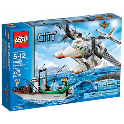 LEGO CITY L'avion de la garde cotiere et bateau  2013